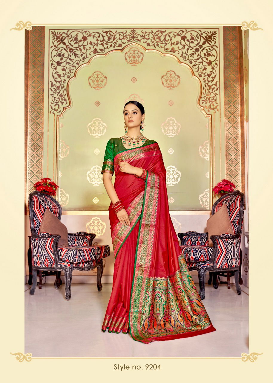 Rajpath Aarchi Silk Designer Fancy Wear Banarasi Silk Latest Saree Collection